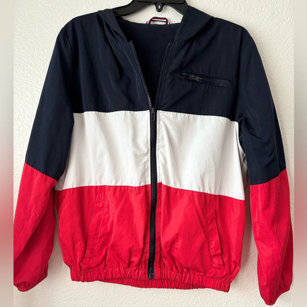 Brandy bomber jacket, red/white/blue